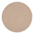 RODHE Tæppe, Beige, Ø150 - Unoliving.com