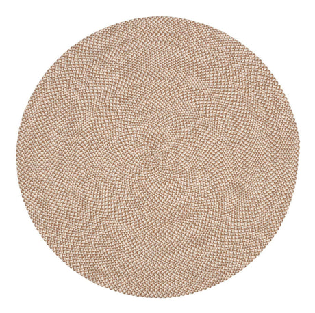 RODHE Tæppe, Beige, Ø150 - Unoliving.com