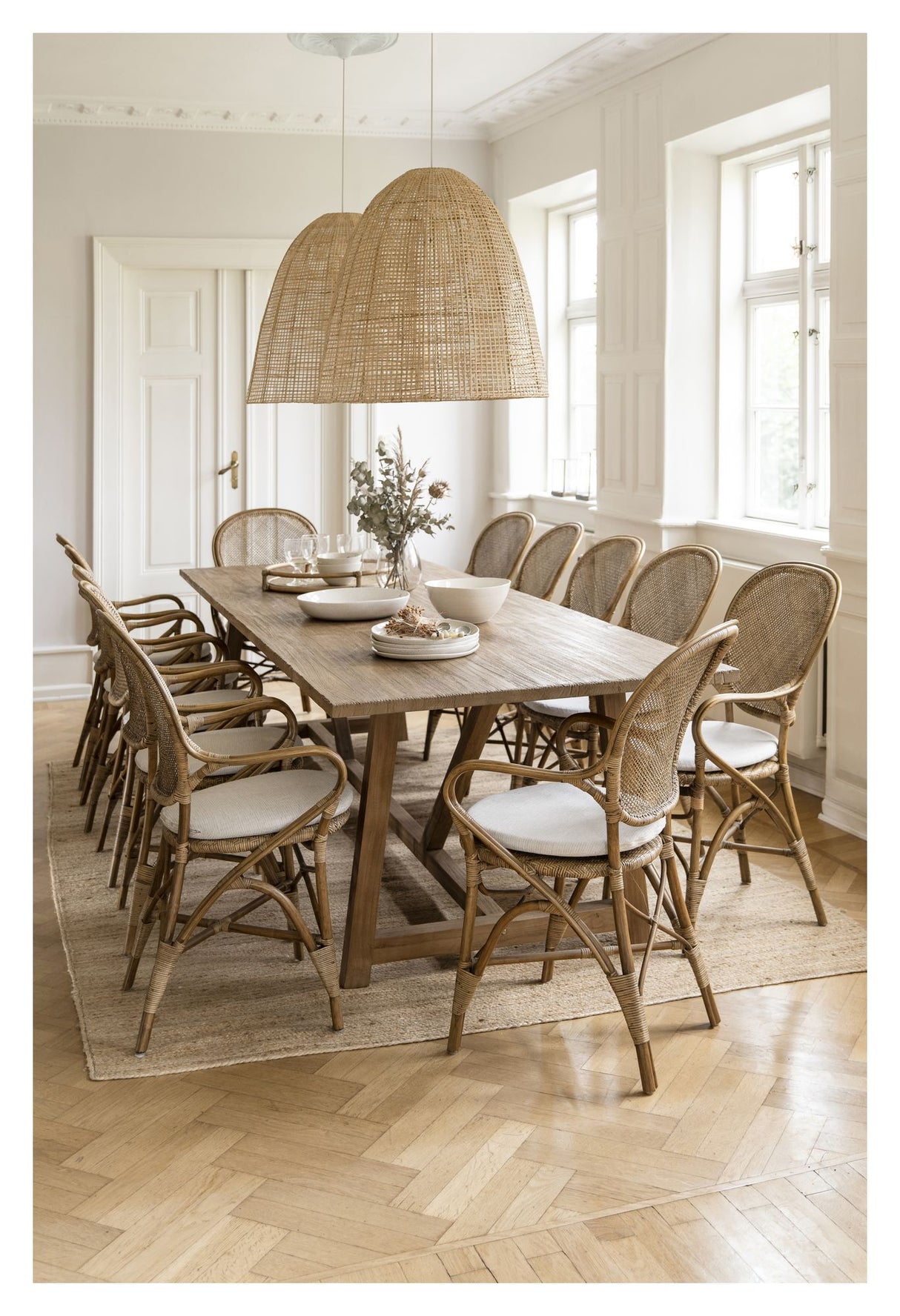 Showroom Lampeskærm, Ø70, Rattan - Unoliving.com