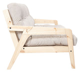 Grab Sovesofa, Fyrretræ/Ivory Fløjl - Unoliving.com