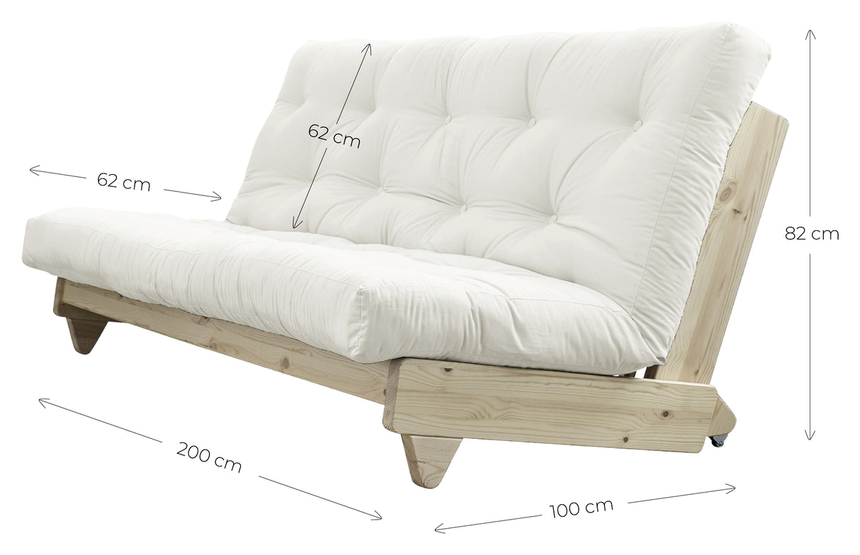 Fresh Sovesofa, Navy/Natur - Unoliving.com