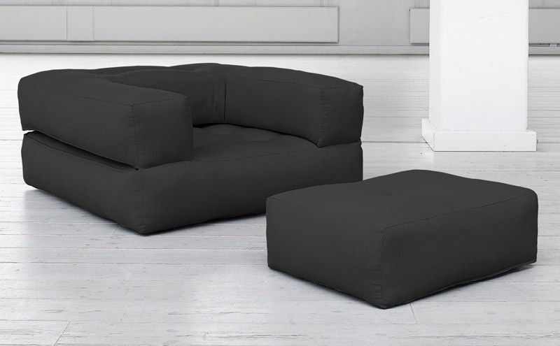 Cube Stol, Dark Grey - Unoliving.com