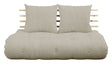 Shin Sano Futon, Linen/Natur - Unoliving.com