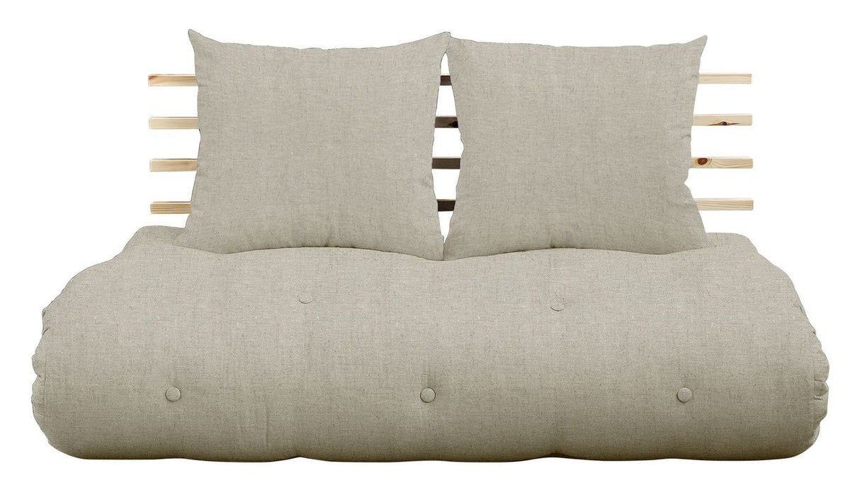 Shin Sano Futon, Linen/Natur - Unoliving.com