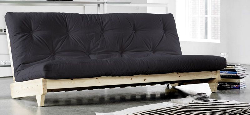 Fresh Sovesofa, Dark Grey/Natur - Unoliving.com