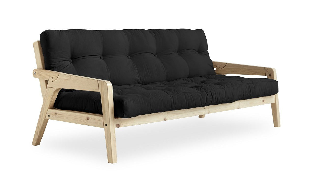 GRAB Sovesofa 130x200, Natur/Mørk Grey - Unoliving.com