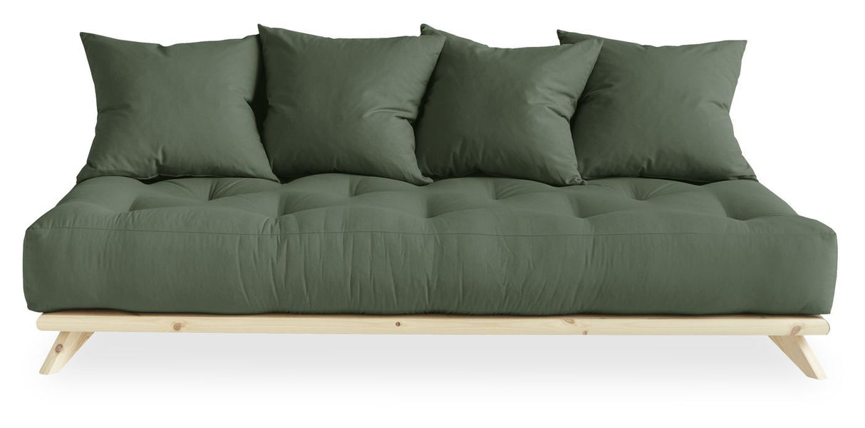 Senza Daybed, Olive Green/Natur - Unoliving.com