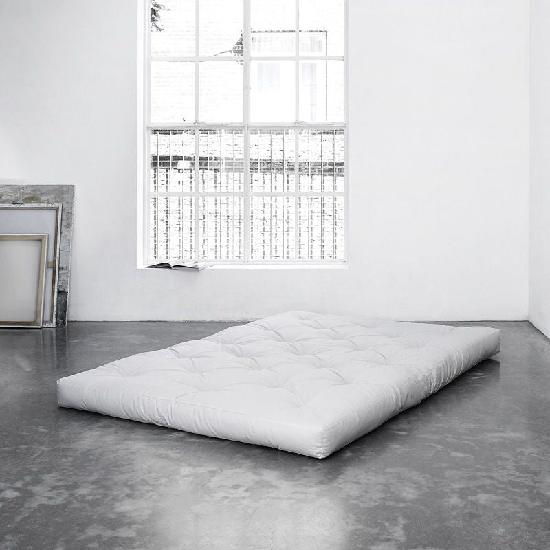 Comfort Futon madras m. skumkerne, 120x200, Natur - Unoliving.com