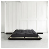 Sandwich Futon madras m. skumkerne, 160x200, Sort - Unoliving.com