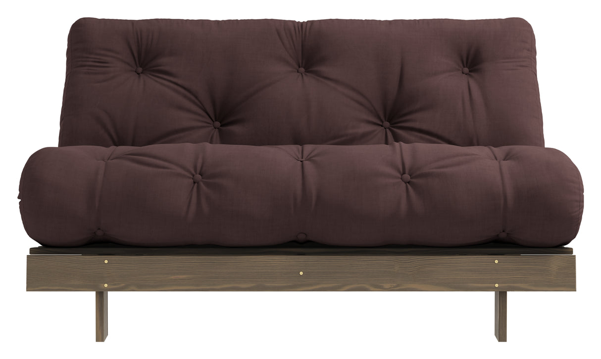 Roots 140 Sovesofa, Brun lakeret fyrretræ, Brown - Unoliving.com