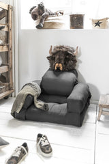 Mini Hippo Børnestol, Dark Grey - Unoliving.com