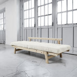 Step Sovesofa, 200, Fyrretræ/Offwhite - Unoliving.com