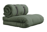 Buckle-Up Futon Stol, Olive Green - Unoliving.com