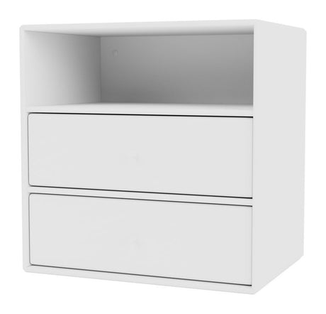 Mini Reol Modul m. 2 skuffer, New White - Unoliving.com