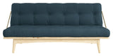 Folk Sovesofa, Fyrretræ/Petrol Blue - Unoliving.com