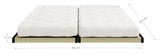 Chico Futon Sofa m. Tatami måtter, Ler brun - Unoliving.com