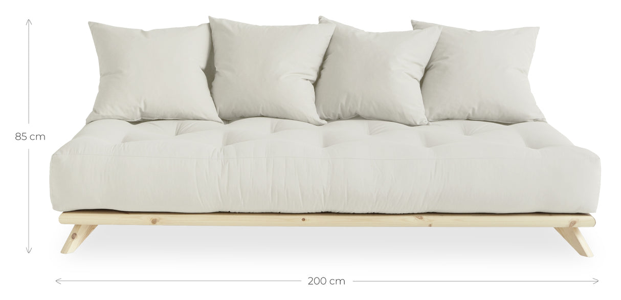 Senza Daybed, Fyrretræ/Navy - Unoliving.com