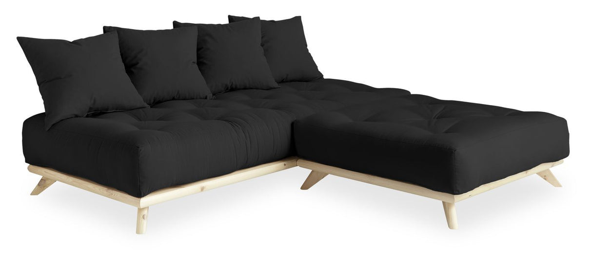 Senza Daybed, Dark Grey/Natur - Unoliving.com