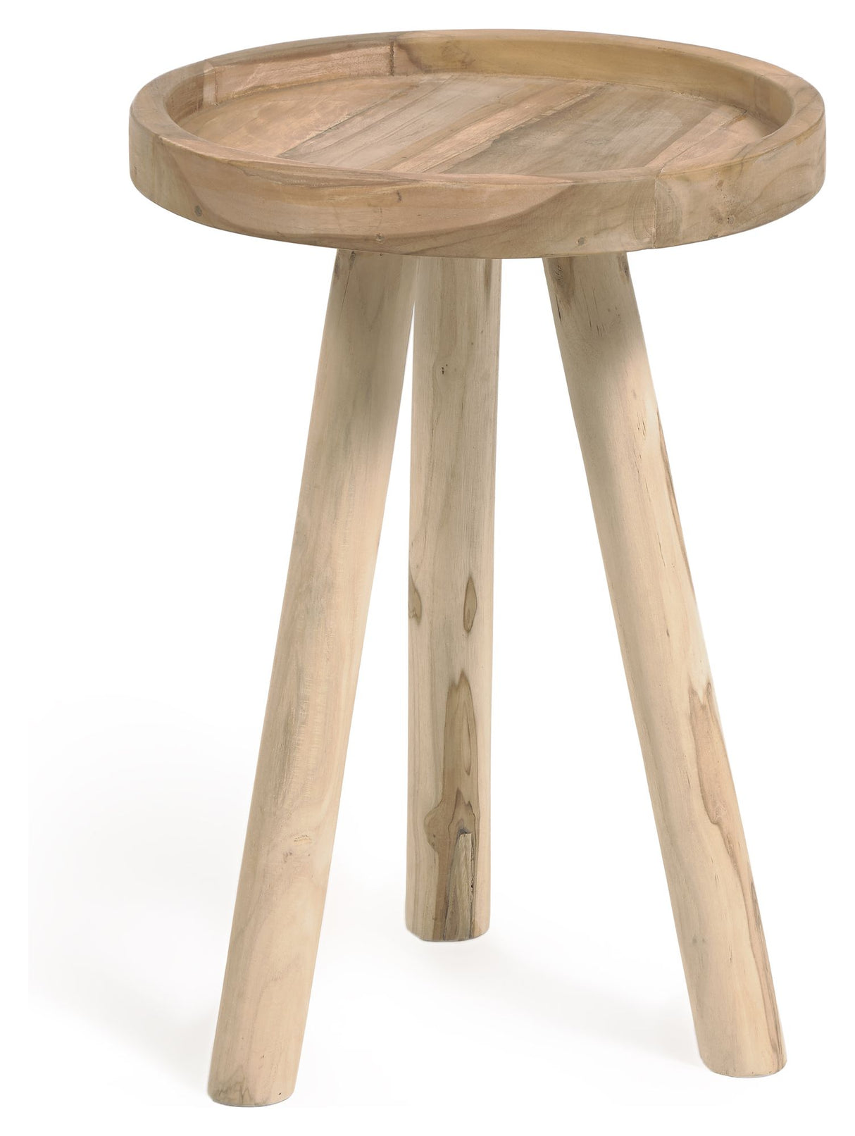 Glenda Sidebord - Massiv Teak, Ø35 - Unoliving.com