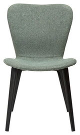 Paragon Spisebordsstol, pebble grøn bouclé stof/sort ask - Unoliving.com