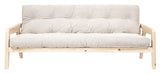 Grab Sovesofa, Fyrretræ/Ivory Fløjl - Unoliving.com