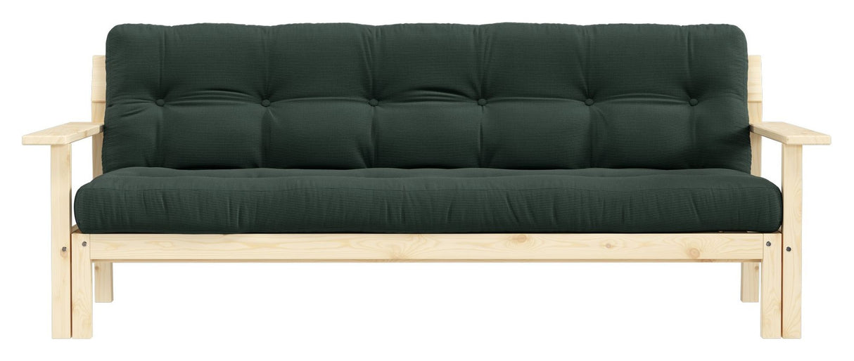 Unwind Sovesofa 190x100, Grøn fløjl - Unoliving.com