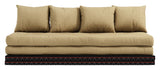 Chico Futon Sofa m. Tatami måtter, Beige - Unoliving.com