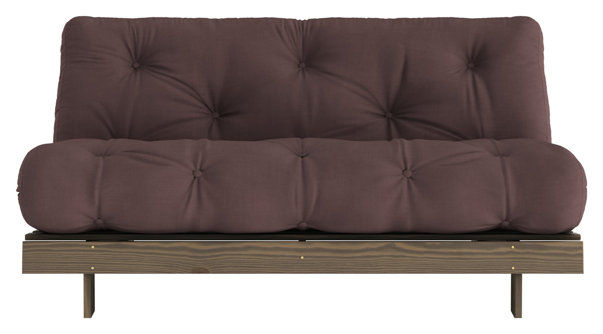 Roots 160 Sovesofa, Brun lakeret fyrretræ, Brown - Unoliving.com