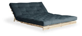 Roots 140 Sovesofa, Petroleum Blue/Natur - Unoliving.com