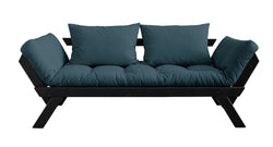 Bebop Sovesofa, Petroleum Blue/Sort - Unoliving.com