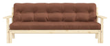 Unwind Sovesofa 190x100, Ler brun - Unoliving.com