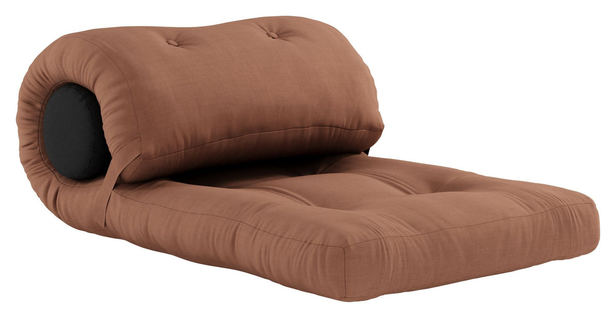 Wrap Futon, Ler brun - Unoliving.com