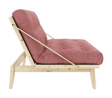 Folk Sovesofa, Fyrretræ, Sorbet Pink fløjl - Unoliving.com