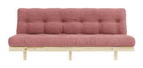 Lean Sovesofa, Sorbet Pink fløjl - Unoliving.com