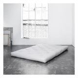 Double Latex Futon madras m. skumkerne, 120x200, Natur - Unoliving.com