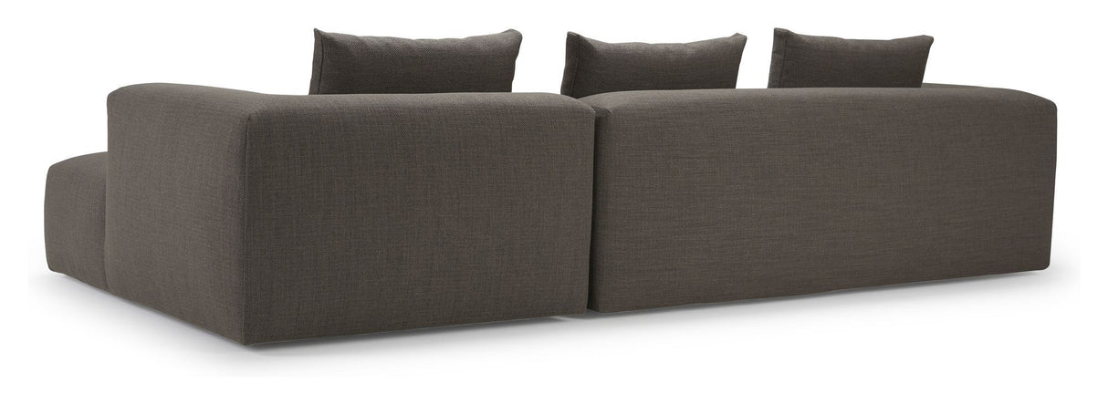 Kornum Sofa med chaiselong højre, Taupe - Unoliving.com