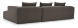 Kornum Sofa med chaiselong højre, Taupe - Unoliving.com