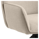 Glenda, spisebordsstol m/armlæn - beige - Unoliving.com