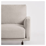 Galene 3-pers. Sofa m. højrevendt chaiselong, B194, Beige chenille - Unoliving.com