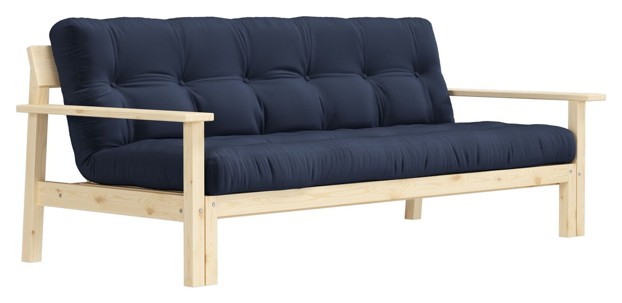 Unwind Sovesofa 190x100, Navy Petroleum Blue - Unoliving.com