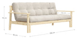 Unwind Sovesofa 190x100, Grey - Unoliving.com