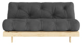 Roots 160 Sovesofa, Fyrretræ/Dark Grey, - Unoliving.com