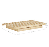 Kanso Sengeramme m.sideboxes 90 x 200, eg - Unoliving.com