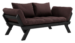 Bebop Sovesofa, Sort lakeret, Fyrretræ/Brun - Unoliving.com