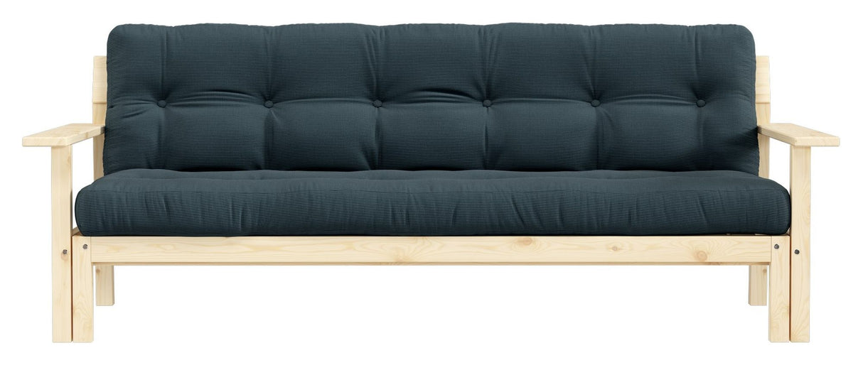 Unwind Sovesofa 190x100, Pale Petroleum Blue fløjl - Unoliving.com