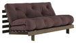 Roots 160 Sovesofa, Brun lakeret fyrretræ, Brown - Unoliving.com