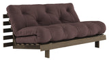 Roots 160 Sovesofa, Brun lakeret fyrretræ, Brown - Unoliving.com