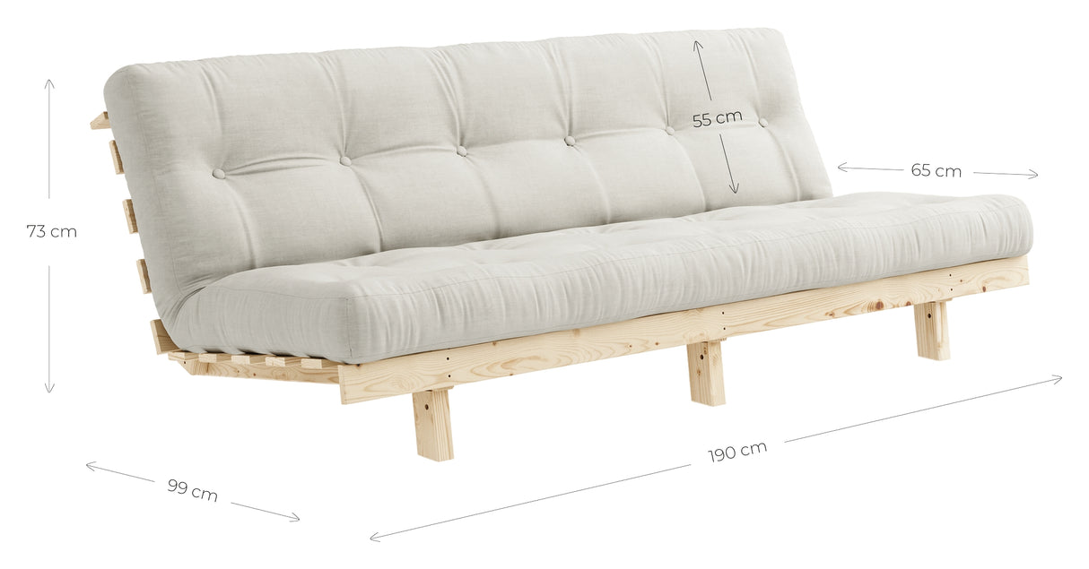 Karup Design Lean Sovesofa, Bordeaux - Unoliving.com