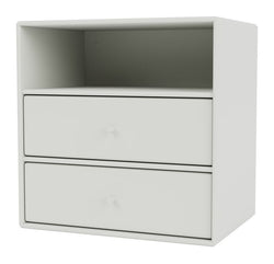 Mini Reol Modul m. 2 skuffer, Nordic - Unoliving.com