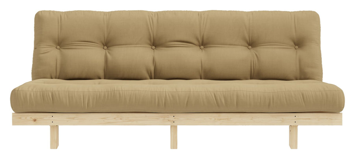 Lean Sovesofa, Fyrretræ/Beige - Unoliving.com